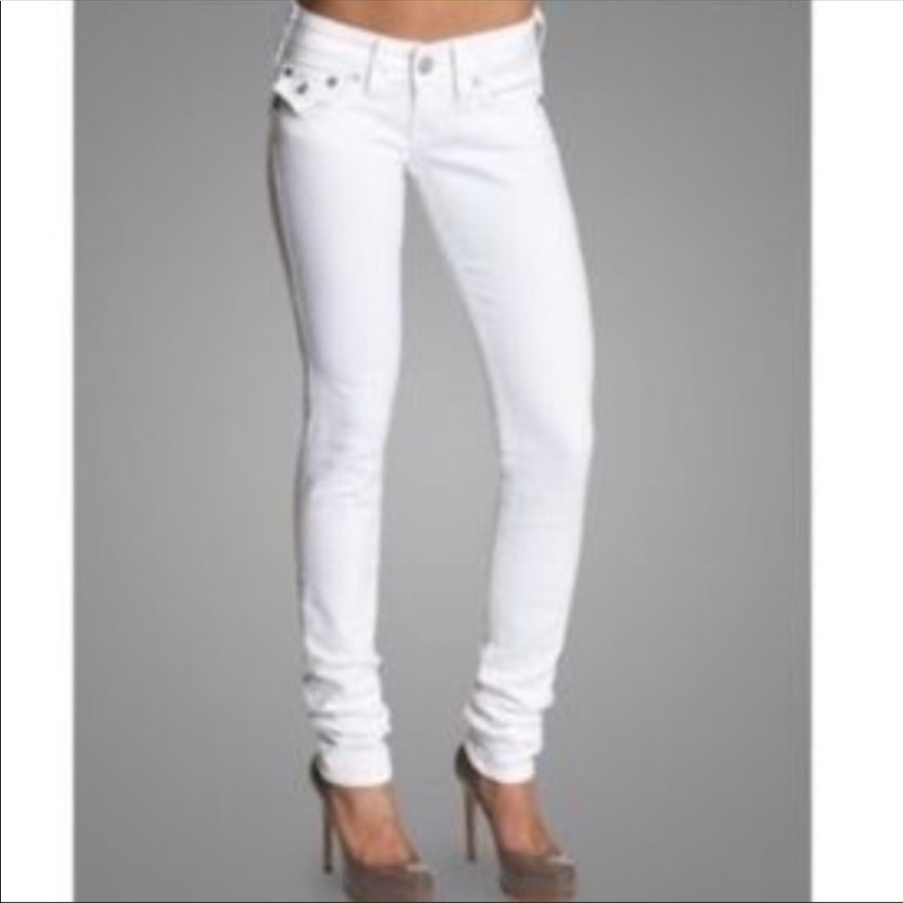 True Religion Jeans (White, Worn Only Once)